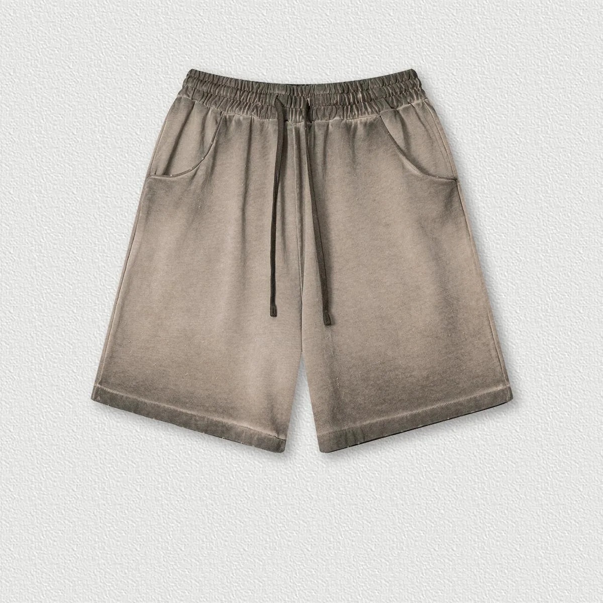 310G Custom Summer American High Street Washed Casual Shorts Trendy Brand Loose Sports Pants Men's Trendy Man's Shorts