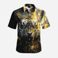 Custom Fashion Men's for Shirt Knitted Quick-Drying Tennis Golf Wear Comfortable Breathable Tropical Floral Print Hawaiian Shirt