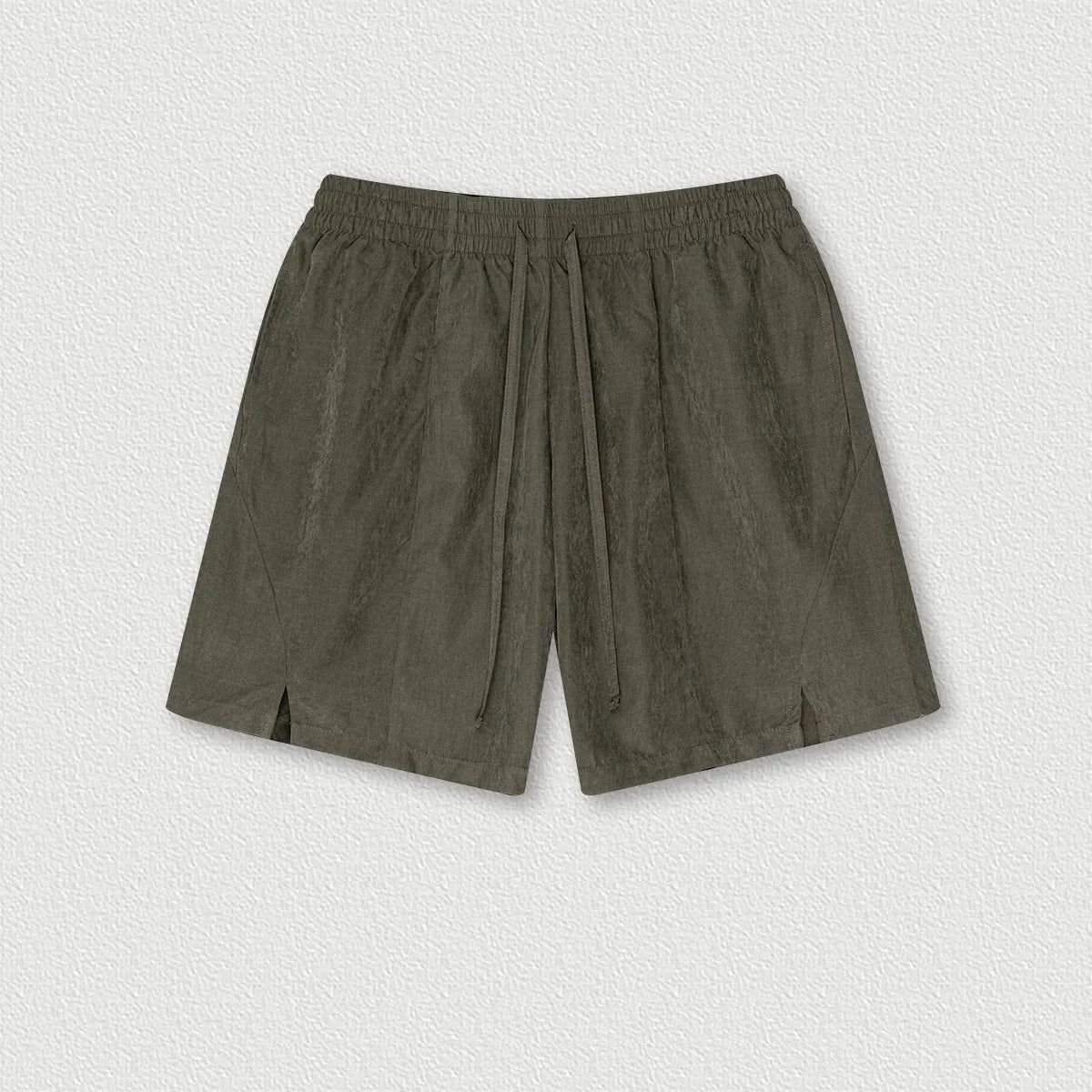160 Grams Custom logo American Fashion Brand Satin Beach Fabric Pants Waterproof Quick-drying Casual Shorts for Men