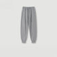 380G 100% Cotton Heavyweight Autumn and Winter Crewneck Couples Shoulder Pullover Sweatshirt Solid Color Sweater Suit