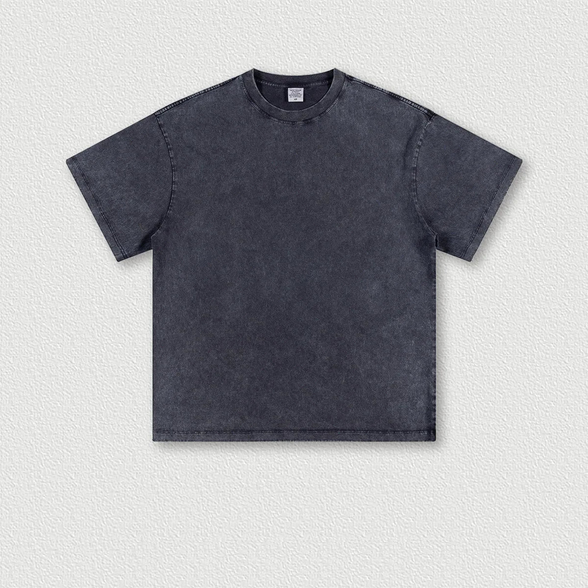260G Custom Logo Heavyweight 100% Cotton Washing T-shirt Retro Trendy Brand Teenager Loose Blanks T-shirt for Men