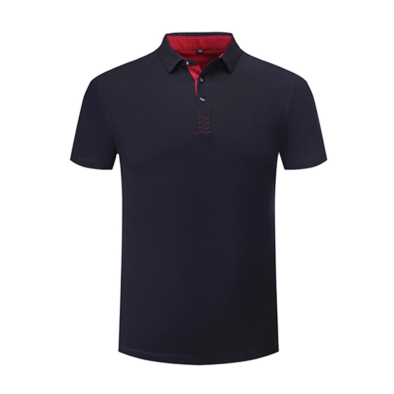 High Quality Custom Logo Golf for Polo T-Shirts for Men Quick Dry Cotton with Fun Patterns and Stiff Collar