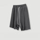 410 Grams 100% Cotton Custom Logo Fashion Brand Retro High Street Loose Edge Shorts Summer Casual Sports Washed Shorts for Men