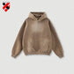 360G Cotton Polyester Autumn and Winter Youth Loose Basic Style Sports Knitted Fashion Casual Hoodie Suit for Men