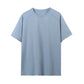 Stock Breathable Quick Dry Anti-UV O-Neck Pullover Knitted Size Loose Fit Short Sleeve Solid Color Casual Sports Style Men