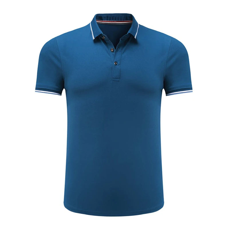 Men's Blank for Shirts Hot Selling Custom Logo Solid Color Uniform Golf for Shirt Knitted Breathable Formal Short Sleeve Polo Shirts