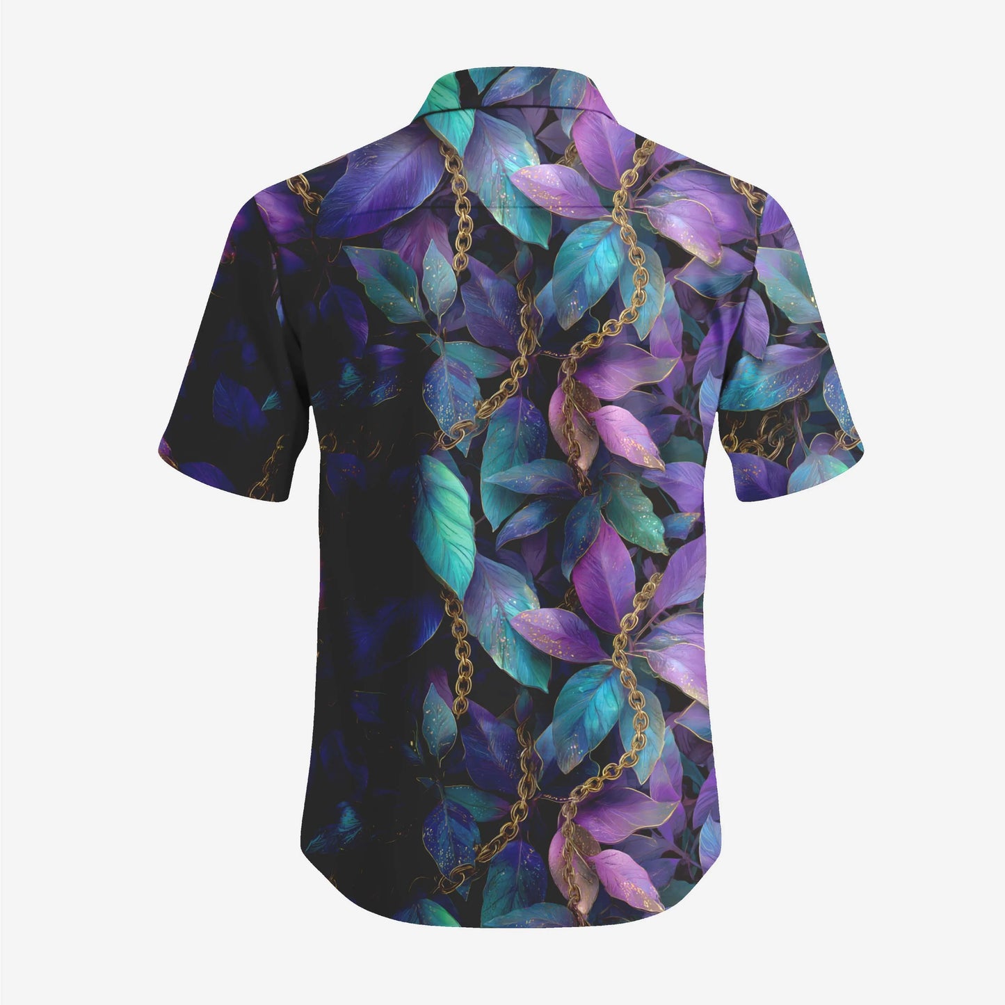 New Summer Fashion Custom Floral Printed Mens Hawaii Beach Shirt Short Sleeve Digital Printing Casual Men's Hawaiian Shirt