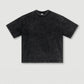 285G 330G 100% Cotton American  Retro Ribbon Crewneck T-shirt Casual Sports Suit Custom Iogo Work Clothes for Men T-Shirt Set
