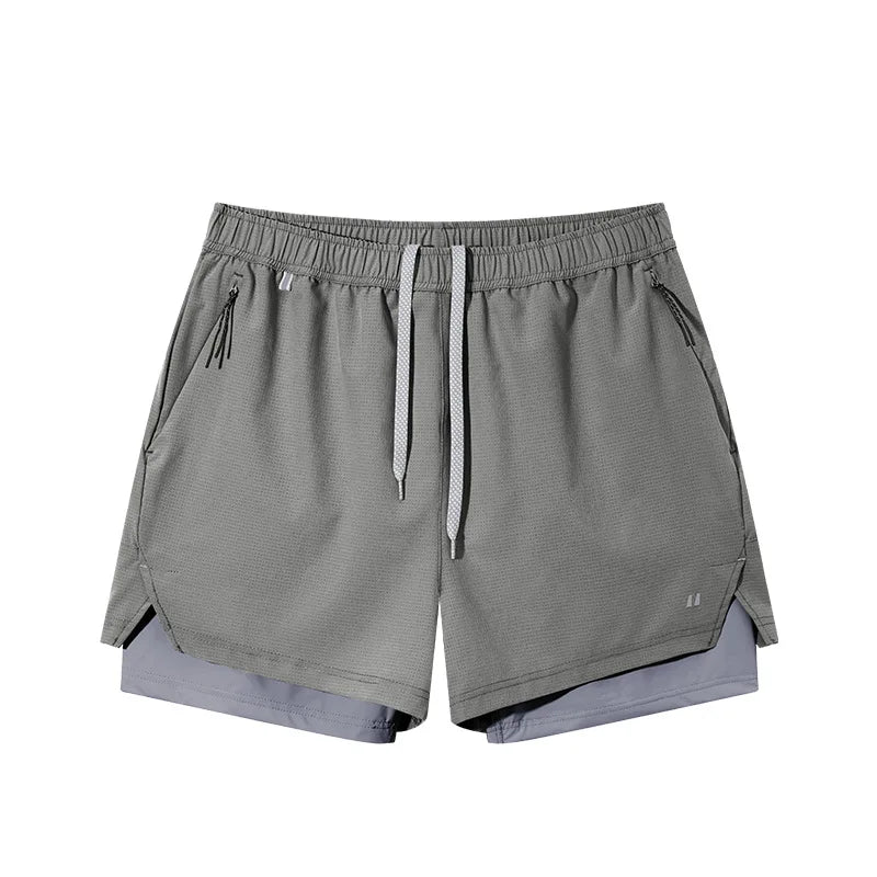 2026 Spring and Summer High Quality Two-in-one Breathable Sports Shorts New Outdoor Lightweight Upf50+ Sun protection Hot Shorts