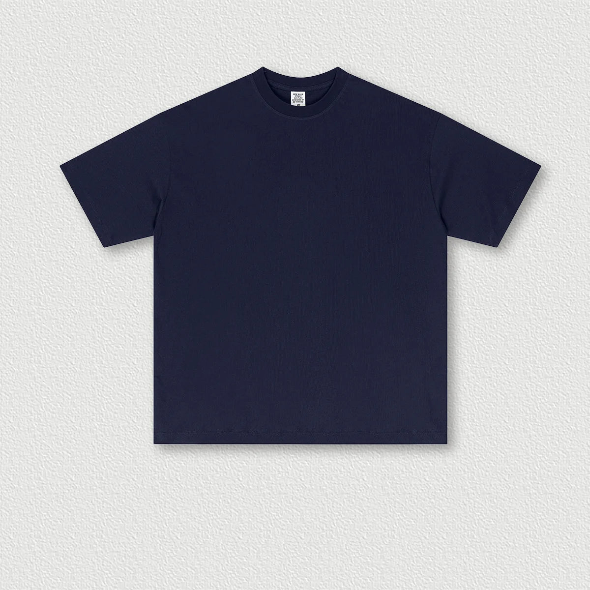 180 Gram Custom Logo American Low-shrinkage High-quality Fashion Brand Shoulder Drop Color Short-sleeved T-shirt for Men