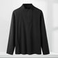 Custom LOGO Heavy Quality New Long Sleeve Zipper Fitting Casual Style POLO Shirt Autumn Men's Golf Shirt for Man
