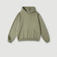 440G Cotton Polyester Custom Logo Heavy Sweatshirt Suit Earth-color Loose Hooded Fashion Sweatshirt Pullover Men's Sets