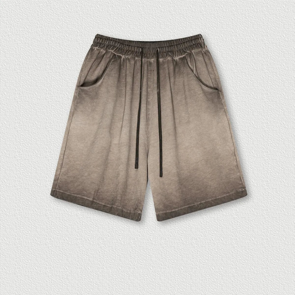 310G Custom Logo Heavyweight Drawstring Casual Sports Shorts Trendy Brand Retro Back Bottom Five-point Shorts