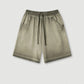 310G Custom Summer American High Street Washed Casual Shorts Trendy Brand Loose Sports Pants Men's Trendy Man's Shorts