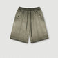 310G Custom Logo Heavyweight Drawstring Casual Sports Shorts Trendy Brand Retro Back Bottom Five-point Shorts