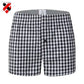 Men's Plaid Print Boxer Shorts 100% Polyester Soft Stretchy Blended Woven Elastic Plus Size Drawstring Men's Shorts
