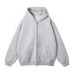 Men Hoodie Double-ended Zipper Pullover High Quality Blank Zip up Hoodies Fleece Cotton 350g Mens Hooded Jacket