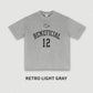 275G Heavyweight 100% Cotton Fashion Brand Letter Short Sleeve Men's High Streetwear Loose T-shirt for Men
