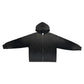 Custom Logo Embroidery Washed Vintage OEM/ODM Men's Autumn Zipper-Up 100% Cotton Long Solid Color Oversized Fleece Sweatshirt