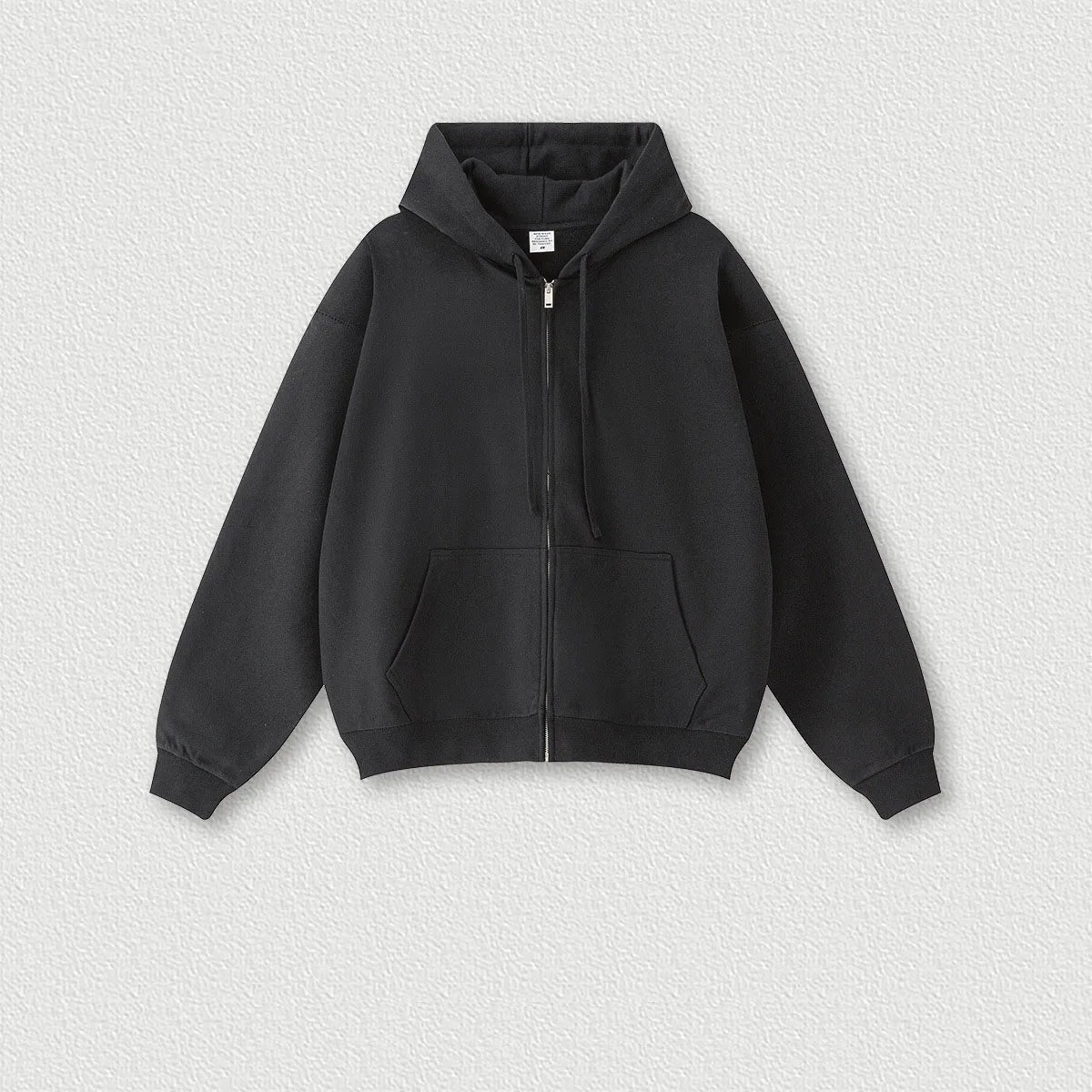 440G High Quality Heavyweight Custom Logo Basic Solid Color Heavy Trendy Casual Sweatshirt Suit Sports Pants Hoodie