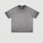 275G 310G Cotton Vintage Washed Anti-bottom Fried Color Casual Short Sleeve Shorts Fashion Brand Men's Suit