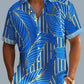 2026 Summer New Hawaiian Floral 3D Digital Printed Polyester Casual Loose Fit Youth Pop Turn-down Collar Men's Shirt