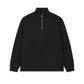 Men's Quarter-Zip Fleece Waterproof Eco-Friendly Windproof Boxy Fit Solid Color Outdoor Hoodie Polyester/Cotton Blend