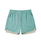 2026 Spring and Summer High Quality Two-in-one Breathable Sports Shorts New Outdoor Lightweight Upf50+ Sun protection Hot Shorts