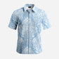 Men's Floral Pattern Hawaiian Beach Summer Single-Breasted Anti-Wrinkle Button Short Sleeve Formal Tropical Style Casual Shirt
