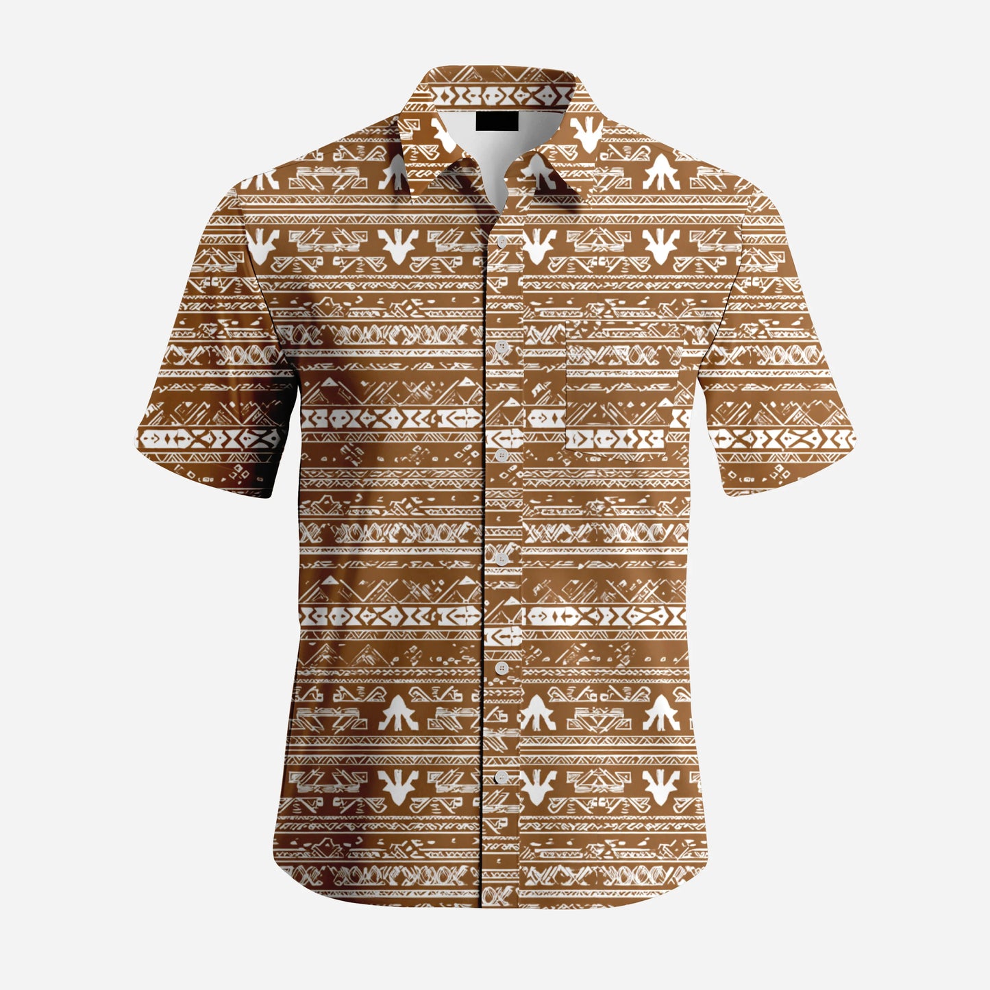 New Summer Fashion Custom Floral Printed Mens Hawaii Beach Shirt Short Sleeve Digital Printing Casual Men's Hawaiian Shirt