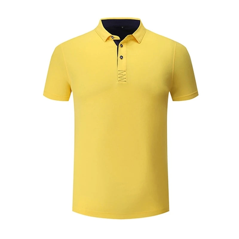 High Quality Custom Logo Golf for Polo T-Shirts for Men Quick Dry Cotton with Fun Patterns and Stiff Collar