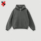 345G Custom Logo Heavyweight Men's Casual Hoodie Velvet Hooded Cardigan Sweatshirt Suit Men's  Plus Size Trendy Hoodie