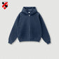 345G Custom Logo Heavyweight Men's Casual Hoodie Velvet Hooded Cardigan Sweatshirt Suit Men's  Plus Size Trendy Hoodie
