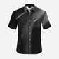 Custom Logo Design Sublimation Print Men's Hawaiian Print Shirt Sleeve Casual Button-Up Tropical Summer Beach Shirt Anti-Pilling
