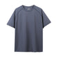 Stock Breathable Quick Dry Anti-UV O-Neck Pullover Knitted Size Loose Fit Short Sleeve Solid Color Casual Sports Style Men