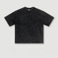 285 Grams Custom Logo Summer American Heavy Weight Batik Short Sleeve Loose Washed Retro Old Men's Fashion T-shirt