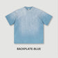 230G Heavyweight 100% Cotton Fashion Brand Tie-dye Washed Tshirt Street Style Letter Short-sleeved T-shirt
