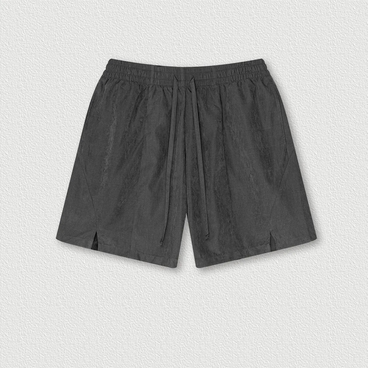 160 Grams Custom logo American Fashion Brand Satin Beach Fabric Pants Waterproof Quick-drying Casual Shorts for Men