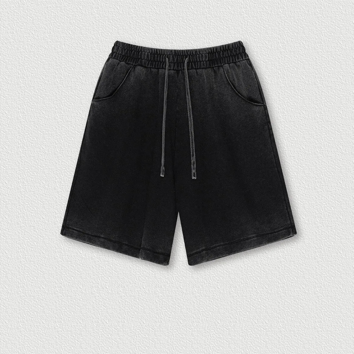 310G Custom Logo Heavyweight Drawstring Casual Sports Shorts Trendy Brand Retro Back Bottom Five-point Shorts