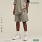440 Grams 100% Cotton Custom Logo Heavy Teenager Trendy Men Loose Five-point Pants Men Sports Style Casual Shorts