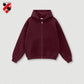 345G Custom Logo Heavyweight Men's Casual Hoodie Velvet Hooded Cardigan Sweatshirt Suit Men's  Plus Size Trendy Hoodie