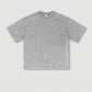 285G 330G 100% Cotton American  Retro Ribbon Crewneck T-shirt Casual Sports Suit Custom Iogo Work Clothes for Men T-Shirt Set