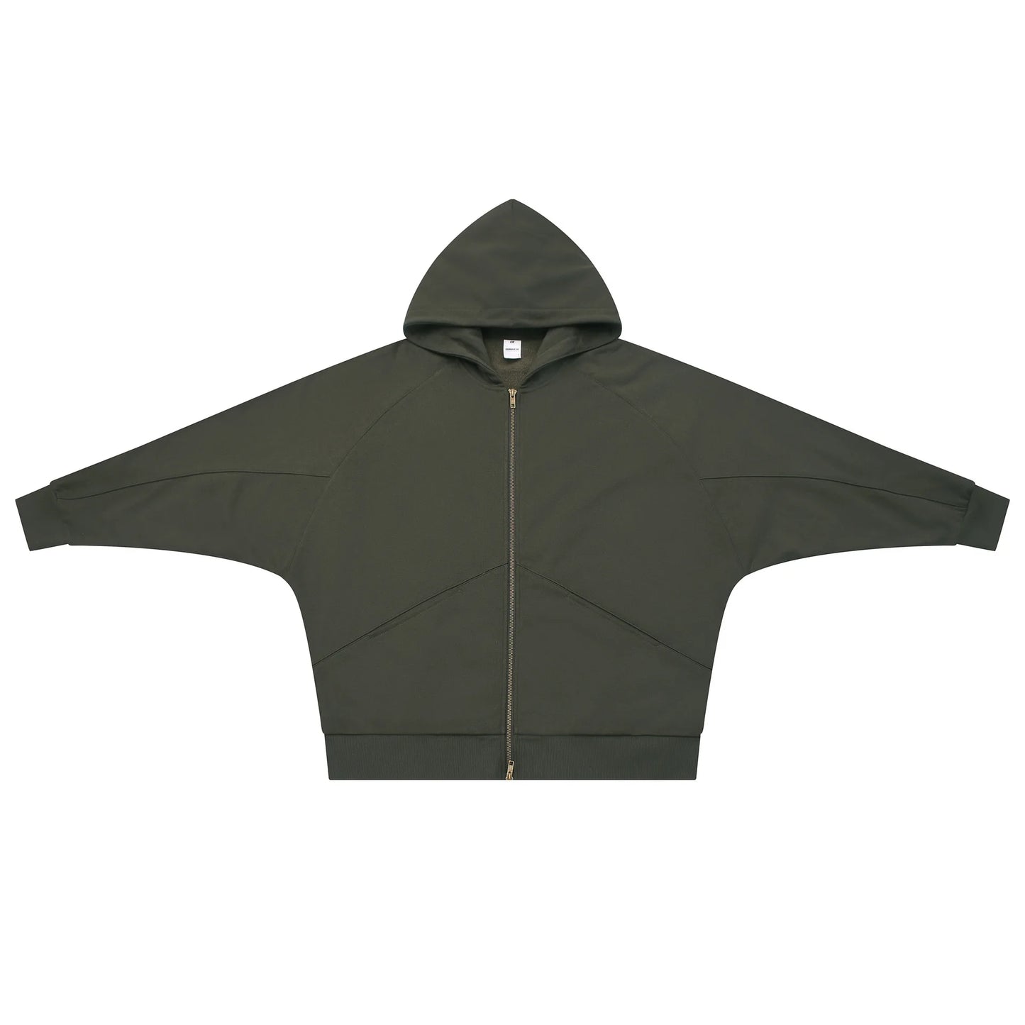 Men Hoodie Double-ended Zipper Pullover High Quality Blank Zip up Hoodies Fleece Cotton 350g Mens Hooded Jacket