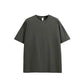 100% Cotton 265 Grams Retro Spray-dyeed Snowflake T-shirt Trendy Brand New Products Loose Street Round Neck Short Sleeves