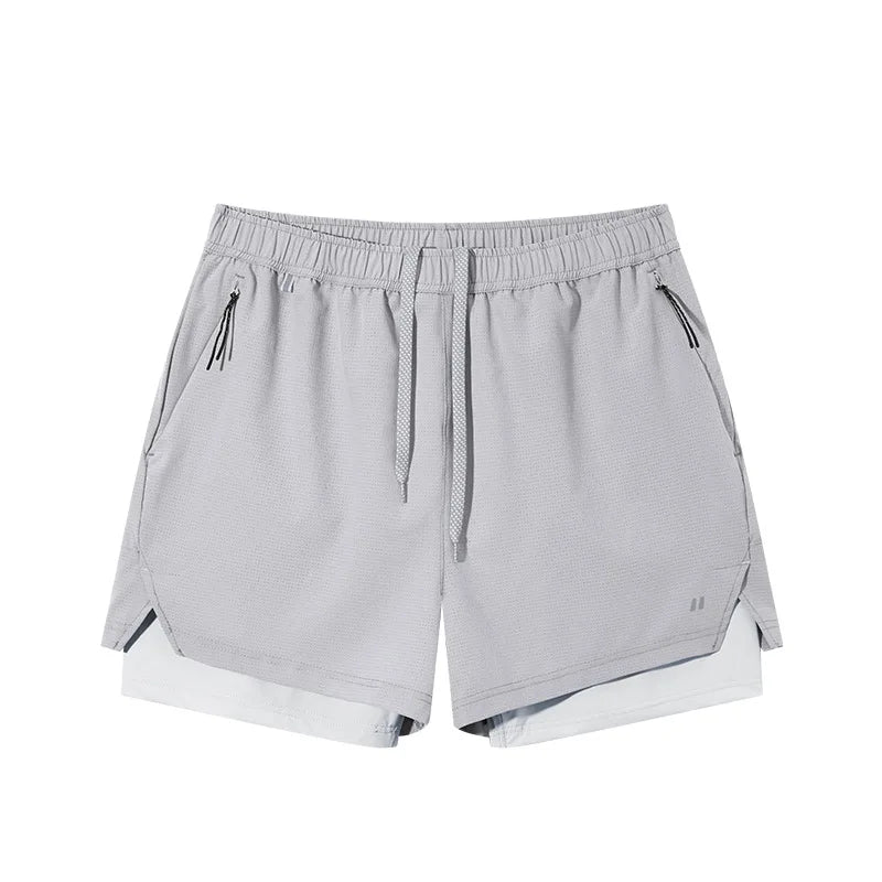 2026 Spring and Summer High Quality Two-in-one Breathable Sports Shorts New Outdoor Lightweight Upf50+ Sun protection Hot Shorts