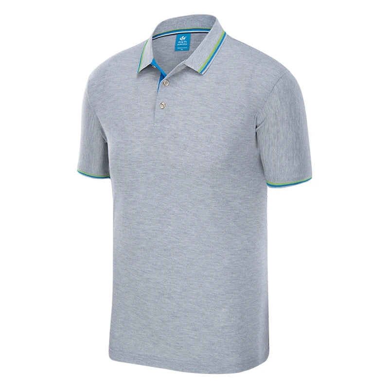 High Quality Unisex  Polo Tshirt Plain Blank Men Polo Shirts Custom Logo Short Sleeve Solid Men'S Polo T Shirt