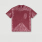 260 Grams 100% Cotton Heavy Weight Summer Retro Nostalgic Round Neck T-shirt Loose Short-sleeved Washed T-shirt for Men