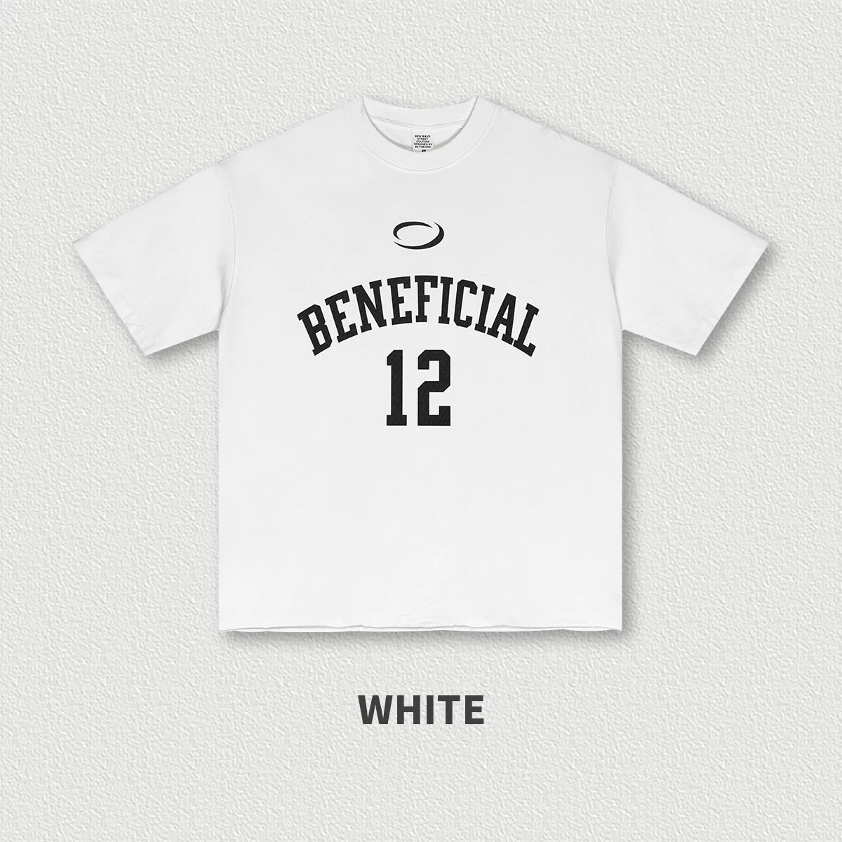 275G Heavyweight 100% Cotton Fashion Brand Letter Short Sleeve Men's High Streetwear Loose T-shirt for Men
