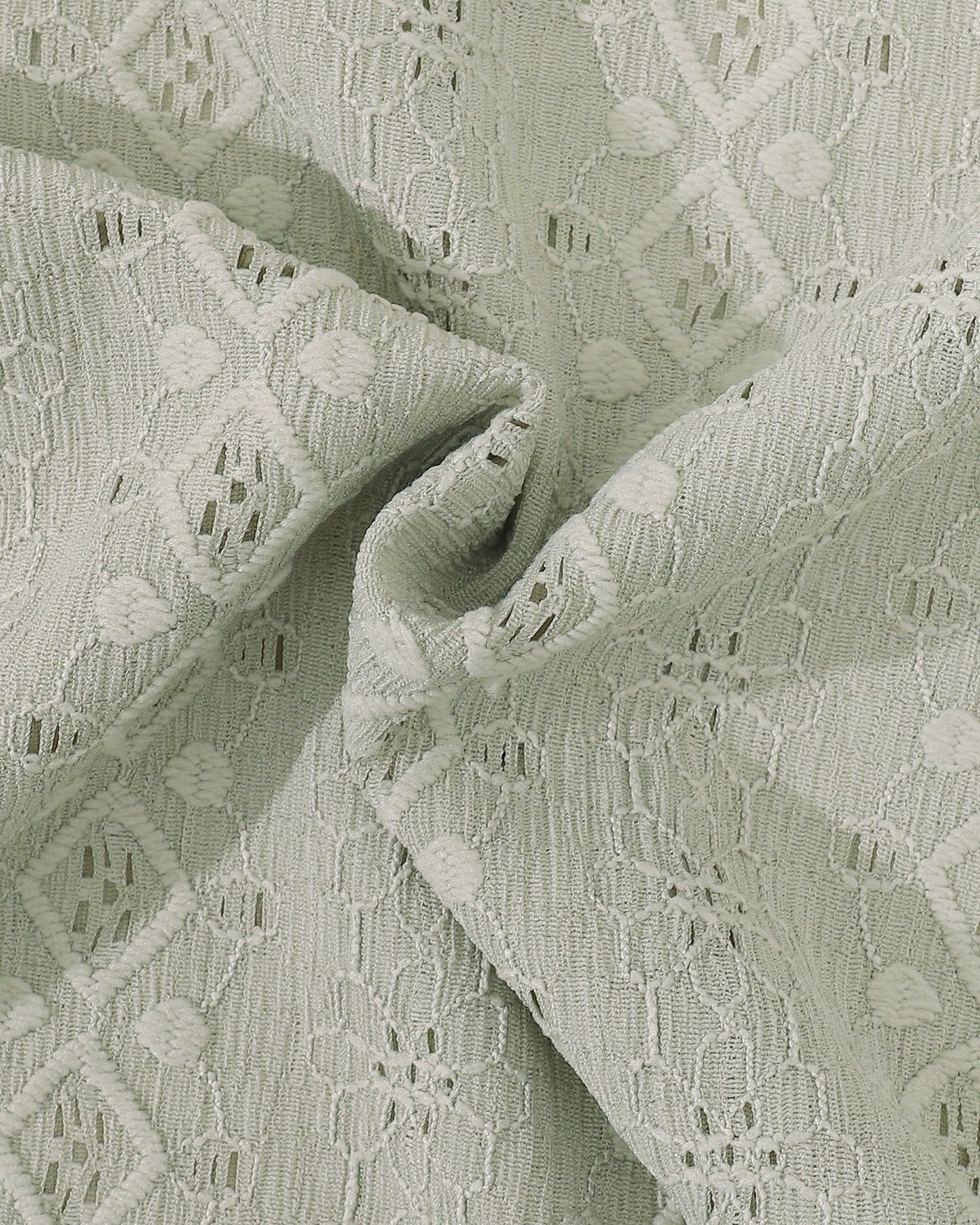 Intricate Jacquard Polo Shirt for Men: Diamond & Floral Pattern Golf Top