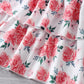 Baby Girls Clothes Summer Straps Tops Floral Print Skirts 2Pcs OOTD Pink 112111087